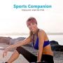 Sleep Headphones Bluetooth Headband,Upgrage Soft Sleeping Wireless Music Sport Headbands, Long Time Play Sleeping Headsets with Built in Speakers Perfect for Workout, Running, Yoga (Wine Red)