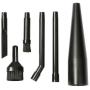 WORKSHOP Wet/Dry Vacs Multi-Fit Wet Dry Vacuum Accessories VT1215 Vacuum Micro Cleaning Kit Vacuum Attachments For Compact Wet Dry Shop Vacuum, Black, 1-(Pack),6