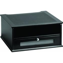 Victor Midnight Black Collection 1175-5 Wood Monitor Stand/Riser
