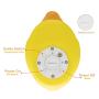 BabyElf Baby Thermometer - (Upgraded Version) Thermometer for Baby in Bath and Swimming Pool, Yellow Duck Shape Infant Thermometer