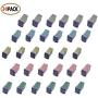 30 pc Automotive MCASE Mini Box Shaped Cartridge Fuse Kit for Cars, Trucks, and SUVs