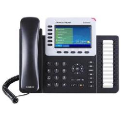 Lot of 6 Grandstream GXP2160 Enterprise 6-Line IP Phone, 4.3 LCD, PoE, Bluetooth