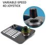 LEFTEK Video Conference PTZ Controller Decoding Series Keyboard with 5 Inch LCD Screen 4D Joystick POE Function Onvif Protocol Connection