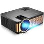XIAOYA Outdoor Projector, HD Movie Projector Support 1080P, 4000 Lumens Home Theater Projector with HiFi Speaker, Compatible with HDMI, Fire Stick, USB (Black)