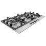 Cosmo 850SLTX-E Gas Cooktop with 5 Burners, Counter Cooker with Cast Iron Grate Stove-Top, Melt-Proof Metal Knobs, 30 inches, Stainless Steel