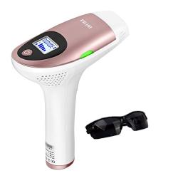 MLAY T3 Face and Body Hair Removal System - Painless Permanent Hair Removal Device for Women & Man - Cooling Gel is Not Required - Home Use Hair Remover