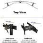 EasyMountLCD EZM Deluxe Hex Monitor Mount Stand Free Standing with Grommet Mount Option Supports up to 6 28'' (002-0023)
