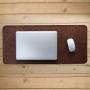 Londo Leather Extended Mouse Pad (Genuine Leather) (Brown) (OTTO271)