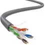 Dripstone Cat6 1000-Feet Premium UTP Solid Cable 23AWG LAN Network Ethernet RJ45 Wire, Gray (600005)