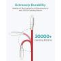 iPhone Charger 3ft 2 Pack, Xcentz MFi Certified Lightning Cable, High-Speed iPhone Charger Cable Durable Braided Charging Cord for iPhone 11/X/XS/XR/XS Max/8/7/7 Plus/6/5s, iPad Mini/Air, Red