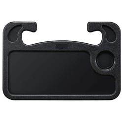 Lightter Steering Wheel Tray, Steering Wheel Desk and Vehicle Seat Mount Notebook Laptop Eating Desk,Car Food Eating Tray,Black