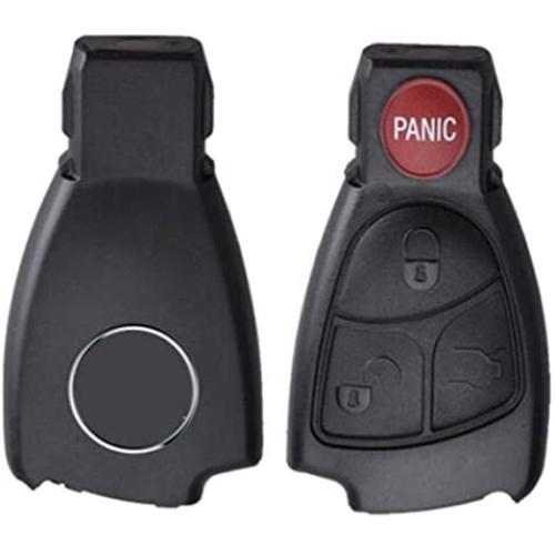 Keyless Entry Remote Shell Case Key Fob with Pad fit for Mercedes C Class CLK CLS E Class G Class Slk Class AMG