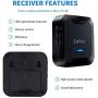 CallToU Caregiver Pager Wireless Call Button System 2 Transmitters 1 Plug-in Receiver 1 Battery Portable Receiver Nurse Calling Alert for Elderly Patient Disabled