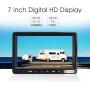 ZEROXCLUB Digital Wireless Backup Camera System Kit,No Interference,IP69 Waterproof Wireless Rear View Camera + 7’’ LCD Wireless Reverse Monitor for Rv/Truck/Trailer/Bus/Pickup/Van (W01-7 inch)