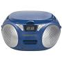 MAGNAVOX MD6924-BL Portable Top Loading CD Boombox with AM/FM Stereo Radio in Blue | CD-R/CD-RW Compatible | LED Display | AUX Port Supported | Programmable CD Player |