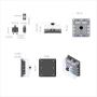 circuit breaker Fuse Block W/Negative Bus - JOYHO 6 Way Fuse Distribution Box with Ground, With Protection Cover, Bolt Connect Terminals, 70 pcs Stick Label, for Automotive Vehicle Boat Marine