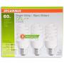 Sylvania 13W CFL T2 Spiral Light Bulb, 60W Equivalent, 850 Lumens, 3500K Bright White, Non-Dimmable (9-Pack) (Bright White)