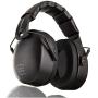 ClearArmor 141001 Shooters Hearing Protection Safety Ear Muffs Folding-Padded Head Band Ear Cups, Black