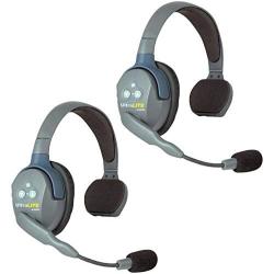 Eartec UL2S UltraLITE Full Duplex Wireless Headset Communication for 2 Users - 2 Single Ear Headsets (Renewed)