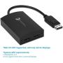 gofanco Prophecy 1x2 DisplayPort 1.2 to 2 Port HDMI Multi Monitor Adapter Splitter – DP to Dual HDMI MST Hub, 4K @30Hz, for Windows PCs, Not Mac OS Compatible, Eyefinity Support (PRO-MSTDP2HD)