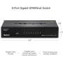 TRENDnet - TEG-S82G 8-Port Gigabit GREENnet Switch, TEG-S82G, Ethernet Splitter, Ethernet/Network Switch, 8 x 10/100/1000 Mbps Gigabit Ethernet Ports,16 Gbps Switching Capacity, Metal, Lifetime Protection Black