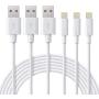 Charging Cable - ilikable MFi Certified iPhone Cable - 3Pack 6Ft iPhone Charger Cord Compatible with iPhone 11 Pro XR Xs Max X 8Plus 7Plus 6S Plus 6 5S iPad and More - White