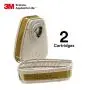 3M Respirator Cartridge 6006, 1 Pair, Helps Protect Against Organic Vapors, Acid Gases, Ammonia, Methylamine or Formaldehyde 3M Respirator Cartridge 6006, 1 Pair, Helps Protect Against Organic Vapors, Acid Gases, Ammonia, Methylamine or Formaldehyde