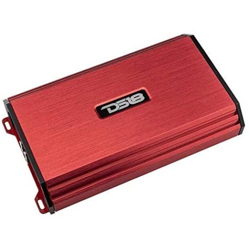 DS18 S-1200.4/RD Car Audio Amplifier – 4 Channel, Full Range, Class Ab, 1200 WATTS (Red)