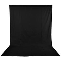 Neewer 10 x 12FT / 3 x 3.6M PRO Photo Studio Premium Polyester Collapsible Backdrop Background for Photography,Video and Televison (Background ONLY) - BLACK