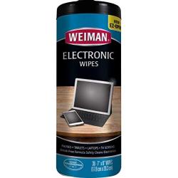 Weiman Anti-Static E-Tronic Electronic Cleaning Wipes For LCD Screens, Computers, TVs, Tablets, E-readers, Smart Phones, Netbooks, and Touchscreens (30 Wipes)