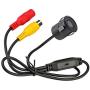 Backup Camera, 18.5mm Rear View Camera 170° View Angle, 12V CCD Reverse Camera with Parking Guidelines Mirror Image Night Vision Waterproof Parking Camera for 12V Car Mini-Truck RV SUV Minivan Camper