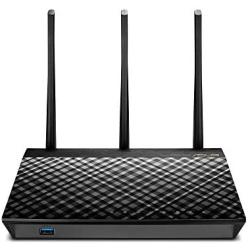 ASUS AC1750 WiFi Gaming Router (RT-AC66U B1) - Dual Band Gigabit Wireless Internet Router, Gaming & Streaming, AiMesh Compatible, Free Lifetime Internet Security, Adaptive QoS, Parental Control