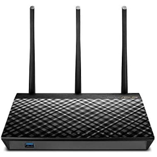 ASUS AC1750 WiFi Gaming Router (RT-AC66U B1) - Dual Band Gigabit Wireless Internet Router, Gaming & Streaming, AiMesh Compatible, Free Lifetime Internet Security, Adaptive QoS, Parental Control