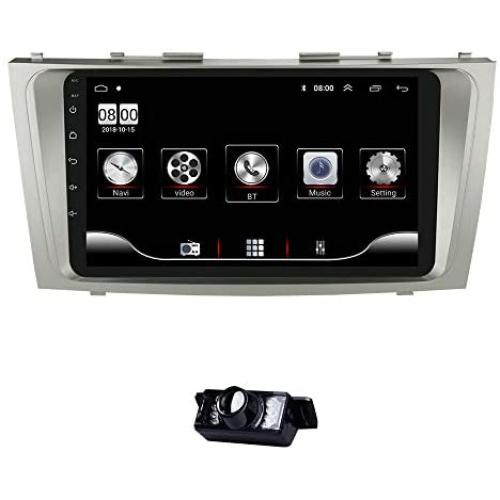 Android 10 Car Unit 16GB ROM Rear Camera Included for TOYOTA Camry Aurion 2007 2008 2009 2010 2011 9 inch In dash FM Radio Supports Bluetooth WiFi Mirror-Link OBD2 Steering Wheel Control Car Stereo