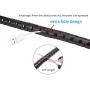 Alex Tech 10ft – 1 inch Cable Sleeve Easy Wrap Cable Management Sleeve Wire Wrap Cord Organizer for Computer TV Home Office - Black