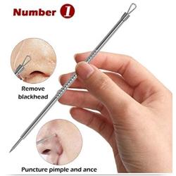 Musment 5PCS Blackhead Remover, Pimple Tool Kit, Acne Tools