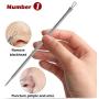 Musment 5PCS Blackhead Remover, Pimple Tool Kit, Acne Tools