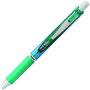 Pentel Gel Ink Pen, EnerGel RTX Retractable Gel Pen, Fine Point, Needle Tip, Green Ink, Box of 12 (BLN75-D), 0.5mm Needle
