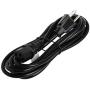 StarTech.com 10 Ft Standard Computer Power Cord (NEMA 5-15P to IEC 320 C13) - 18 AWG Replacement AC Power Cable for PC or Monitor - 125V, 10A (PXT101_10)