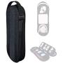 SIDE BY SIDE_POWER PACKER Travel Tech Pouch Organizer - Electronics & Cord Case - Cables & EDC Gear Bag.