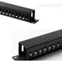 Lancher 19 Inch 1U Cable Management Horizontal Cable Rack Mount Manager with mounting Screws for Service Rack Cabinet 24 Slot Finger Duct with Cover Lancher 19 Inch 1U Cable Management Horizontal Cable Rack Mount Manager with mounting Screws for Service Rack Cabinet 24 Slot Finger Duct with Cover