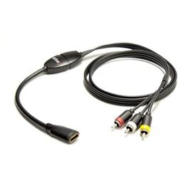 iSimple ISHD01 MediaLinx HDMI To Composite Video/Audio Adapter Cable (Black)