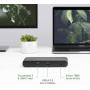 Plugable Thunderbolt 3 and USB C Dock with 60W Charging, Compatible with MacBook/MacBook Pro and Windows Laptops, Dual DisplayPort, 2X USB-C, 3X USB 3.0, Gigabit Ethernet, Audio Jack - Horizontal