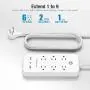 USB C Power Strip Surge Protector, POWERADD 30W USB C Power Delivery, 2 USB A & 6 AC Outlets, 5ft Braided Extension Cord, Flat Plug for MacBook Pro, iPad Pro, iPhone and Galaxy USB C Power Strip Surge Protector, POWERADD 30W USB C Power Delivery, 2 USB A & 6 AC Outlets, 5ft Braided Extension Cord, Flat Plug for MacBook Pro, iPad Pro, iPhone and Galaxy