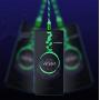Flowing LED Magnetic Charging Cable 3 in 1 Magnetic Cable Visible LED Glowing Light 5ft Streamer Magnet USB Charger Cable Compatible with Android,Micro USB,Type C/USB C,i-Product Smartphone Tablet