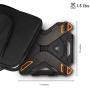 Laptop Stand with Phone Holder - Foldable Computer Lift with 360 Rotating Swivel Base - Adjustable Portable MacBook Stand for Desk - Ergonomic Riser for Office - Cooling Mount for Gaming Laptops