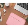 Lacdo 14 Inch Laptop Sleeve Computer Case Portable Bag for Dell Inspiron 14 5481 / HP Stream 14'' / Acer Spin 3 / ASUS L402YA / HP Acer Chromebook 14, S330 / Flex 14 Notebook, Water-Resistant, Peach