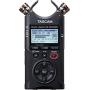 Tascam DR-40X Four-Track Digital Audio Recorder and USB Audio Interface, Black