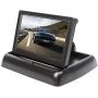 Yasoca 4.3 Inch Small Mini Digital Flip Down Foldable Monitor Screen for Car Truck Vehicle Rear View Reverse Parking Kits Home CCTV