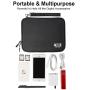 Electronic Organizers Travel Cable Storage, Electronics Accessories Cases for Cable, Charger, Phone, USB, SD Card